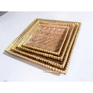Woven Bamboo Box Tampah 25x25 30x30 35x35 40x40 45x45 50x50 Multipurpose Tampah