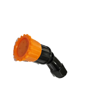 Kepala Nozzle Sprayer Elektrik Pertanian 4 Lubang Bahan Plastik Semprotan Hama Sawah