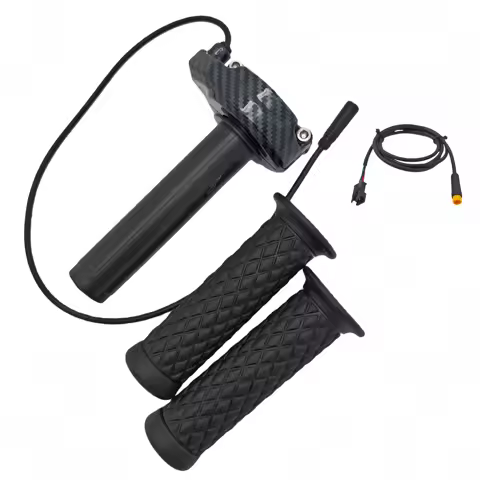 ebike Sron Style 12V-90V Universal Voltage Full Bar Twist Throttle with Bafang Waterproof Plug and S