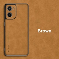 EUCAGR For Motorola Moto G06 Luxury PU Leather Phone Case For Motorola G06 Back Cover Matte Silicone
