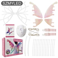 Girls Electrical Butterfly Wings With Music Lights Glowing Shiny Dress Up Moving Fairy Wings For Bir