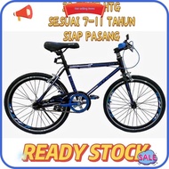 ⭐ ⭐READY STOCK⭐ ⭐ ☃【SIAP PASANG】BASIKAL FIXIE 20HTG SESUAI 7-11 TAHUN FIXIE BICYCLE【READY STOCK】❁