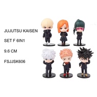 FIGURE SET JUJUTSU KAISEN SET F 6N1 9.6CM HQKO
