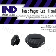 IND Spare Parts Bolt Cover Block/ Large Magnetic Tank Small Black Set R15/R25 V1/V2V3/