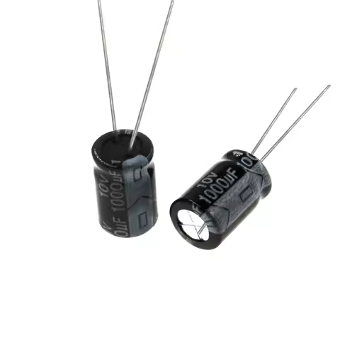 50pcs 1000uF 10V 1000MFD 10Volt 8*12mm Aluminum Electrolytic Capacitor Radial 1000mf10v 1000uf10v 10