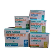 DISPOSABLE SYRINGE 1CC, 3CC, 5CC AND 10CC perbox