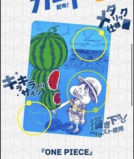 ⭐《🔥 歡迎問價｜ONE PIECE 路飛西瓜卡｜NatsuComi 2026 限定｜尾田榮一郎夏日插圖＋印刷簽名｜金屬閃卡》