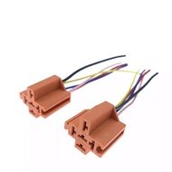 Geganti H7 H4 9005 H11 dengan Lampu Depan Wayar Seramik Lampu Kabus Kereta Soket Lampu Kabus Palam H