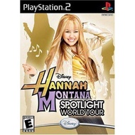 （PS2 Games CD DVD）PS2 Disney Hannah Montana - Spotlight World Tour , Dvd game Playstation 2