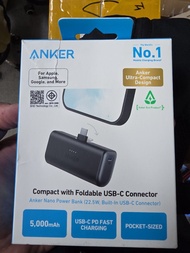 Anker Nano Power Bank (22.5W, Built-In USB-C Connector)