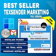 TexSender Pro 2023 Full Version Software Telegram Bulk Sender Massal Marketing Toolkit