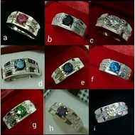 cincin lelaki silver 925 batu permata, cincin perak 925 lelaki batu permata, silver 925 men ring all