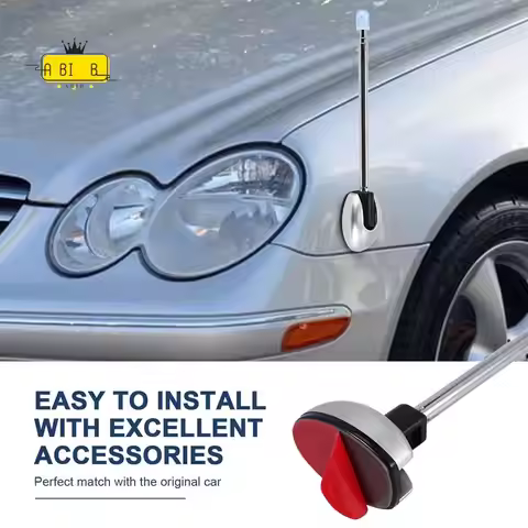 ABIB -Hypersonic Car Telescopic Antenna Elasticity Bumper Corner Pole Universal Car Safety Position