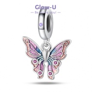 Silver Barbie Pink Girl Heart New Style DIY Jewelry Accessories Bracelet Charm Beads