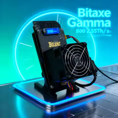 New Gamma 800 2.55Th/s 35W Bitcion Miner ASIC Miner Solo BTC Crypto Mining Machine ASIC Machine Home