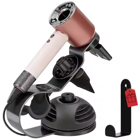 Hair Dryer Holder compatible with Dyson Supersonic Nural Hair DryerPure Cast Iron Magnetic Stand Hol