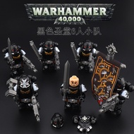 Star Warrior Dark Warhammer 40K Black Templar Ultimate Warrior Arbiter MOC third-party figure building block toys