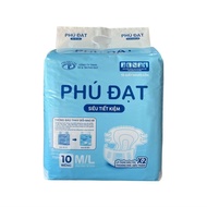 PHU DAT diapers for the elderly, bare bag of 20 pieces, absorbent, antibacterial, anti-diaper, size 