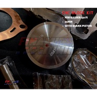 CNC BLOCK KIT FOR RAIDER 150 FI WITH 66MM BLANK PISTON