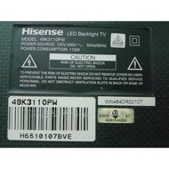 HISENSE 49K3110PW SMART TV PART