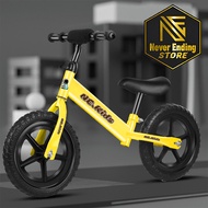 Sepeda Anak NE.KIDS Balance Bike Paket Dengan Dekker Pushbike Belajar Keseimbangan Balance Tanpa Ped
