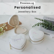 Personalised name Jewellery Box | Customised Accessories Box | Travel Accessories Box