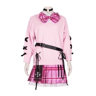 You Tuber Virtual Anchor Minato Akuya Aqua cos Clothing JK Uniform Skirt cosplay Stage Costume