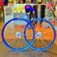 SET RIM ALLOY 18 x 1.40 HUB DRAG ALLOY DEPAN BELAKANG UTK YAMAHA / HONDA