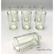JIMS TRANSPARENT DRINKING GLASS 777 / 210w SET BY( 6PCS )