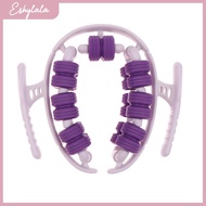 Eshylala 360° Massage Roller Dual Row Leg Clamp Hand Massager Simulator For Waist Leg Arm Buttocks M