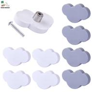 HOME HAM Wardrobe Drawer Children Room Cupboard Kids Cabinet Cloud Pulls Door Knob Hanging Hooks Furniture Handles