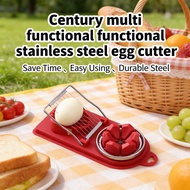 Manual Century egg cutter, steel slicing tools, stainless, egg, multi-functional, household