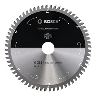 BOSCH 博世 鎢鋼超薄切鋁圓鋸片T64 8 1/2吋 216 x 2.2/1.6 x 30mm