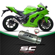 SC-Project ท่อไอเสียสำหรับ KAWASAKI NINJA ZX-10R - RR (2021) | CR-T Muffler Titanium