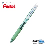 Pentel ปากกาหมึกเจล เพนเทล Energel X Colors 0.5mm หมึกสีน้ำเงิน (ด้ามสีเขียว)