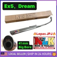 NLK EXHAUST Standard Open Racing BIG BORE EX5 DREAM HONDA EX5 HP EKZOS EXZOS STD LEPAS JPJ 25MM 41MM