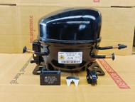 คอมตู้เย็นตู้แช่มือสอง ยี่ห้อ Gmcc รุ่น PZ130H1A-M ขนาด 1/4 แรง น้ำยา R600a พร้อมใช้งาน (ไม่มีฝา)