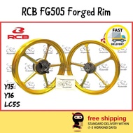 ( 185/250X17 ) Y15ZR / Y16ZR / LC135 5S RCB FORGED FG505 RIM Bangsawan 5 Batang 100% ORIGINAL