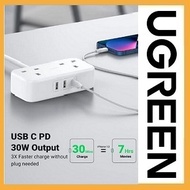 UGREEN CD280 EXTENSION POWER STRIP WITH 30W PD CHARGER USB-C PORT 18W 2 USB A 2 AC OUTLETS (3250W 13