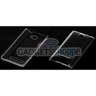 HTC 8S WINDOWS PHONE CLEAR TRANSPARENT HARD PLASTIC CASE