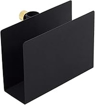 DRAW A LINE 022 Book Rack Black Drawer Line Book Rack, Black, Vertical Parts, Width 8.3 x Depth 4.7