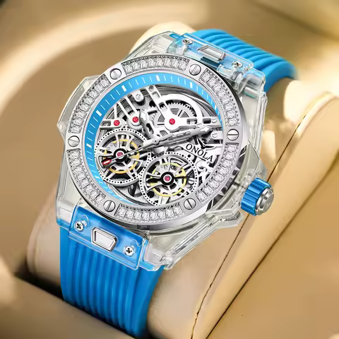 ONOLA New Casual Men Watch Luminous Waterproof Automatic Mechanical Watch Top Brand Men Military Spo