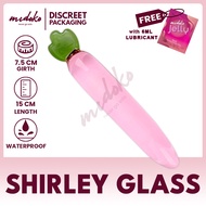 Midoko Raddish Glass Dildo Sex Toys For Women Pink