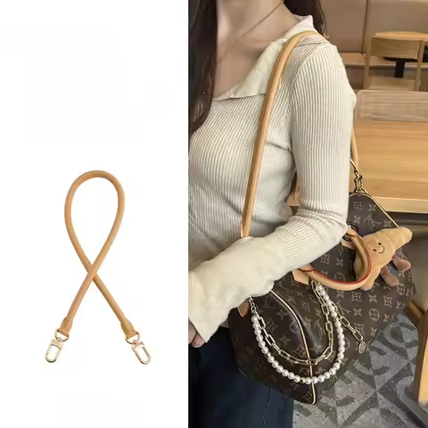 Lobashi LV Speedy30 Shoulder Strap 25 Floral Bag Modification Underarm Replacement Velvet Leather Ba