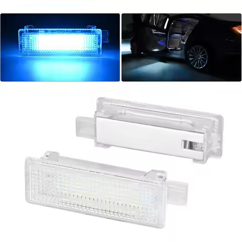 Nilight 2PCS LED Interior Door Panel Light Courtesy Warning Lights Aqua Beam Plug and Play Compatibl