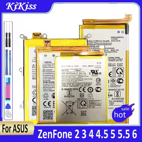 C11P1601 Battery For ASUS ZenFone 2 3 4 4.5 5 5.5 6 Laser Deluxe Max M1 M2 Pro Go TV C Live ZE520KL 