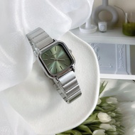 Niche Design Ladies Fashion All-Match Watch Female Simple Temperament Student Steel Band Exam Stone 
