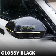 For BMW X3 G45 530i 540i i5 740i 750i G60 G61 Rearview Mirror Cover Overlay Accessories Glossy Black