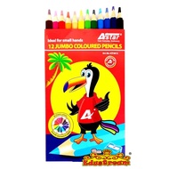 READY STOCK ASTAR Jumbo Colour Pencil 12L JCP6012