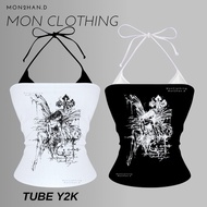 / TUBE FALLEN ANGEL / Y2K LONG TUBE SHIRT | MON CLOTHING |